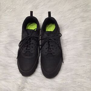 Reebok Men's sublime cushion Atletic work sneakers shoes black size 10 /